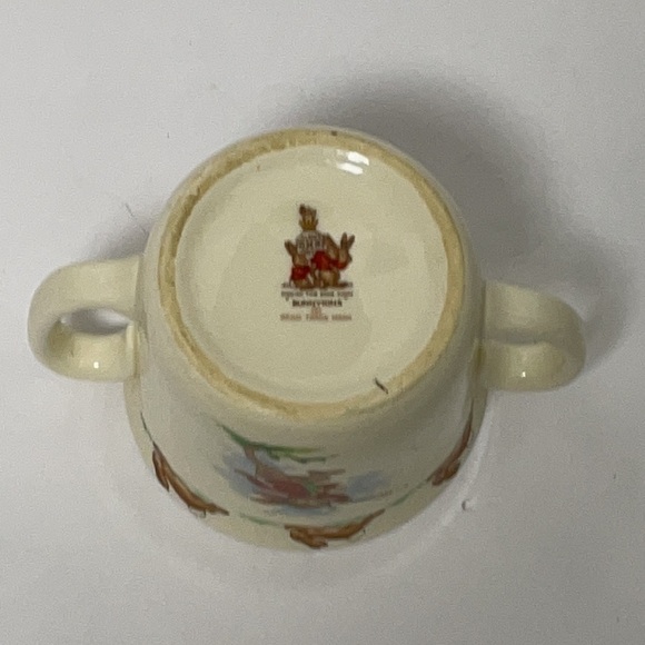 Royal Doulton “Bunnykins” English Fine Bine China Double Handle Mug - Picture 3 of 11